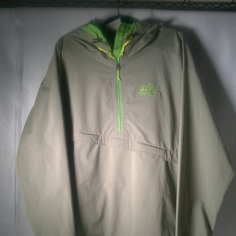 Marmot Mountain Works Jacket Mens Green 96 Active Anorak XXL